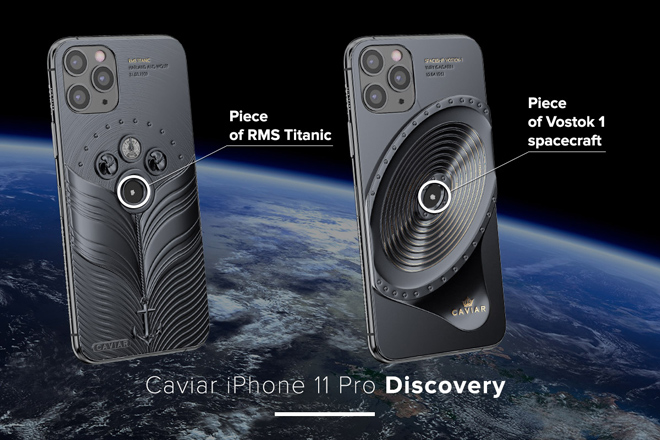 Cặp iPhone 11 Pro/ iPhone 11 Pro Max Vostok 1 và Titanic&nbsp;chỉ có tổng cộng 11 bản.