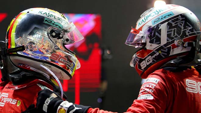 Chiến thắng 1-2 xứng đáng cho Vettel và Leclerc