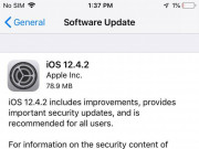 Công nghệ thông tin - Apple phát hành iOS 12.4.2 cho iPhone, iPad đời cũ