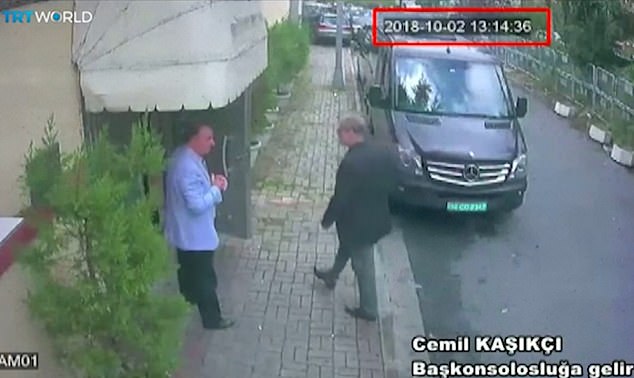 Khashoggi bước chân vào lãnh sự quán Ả Rập Saudi ở Thổ Nhĩ Kỳ và không bao giờ trở ra.