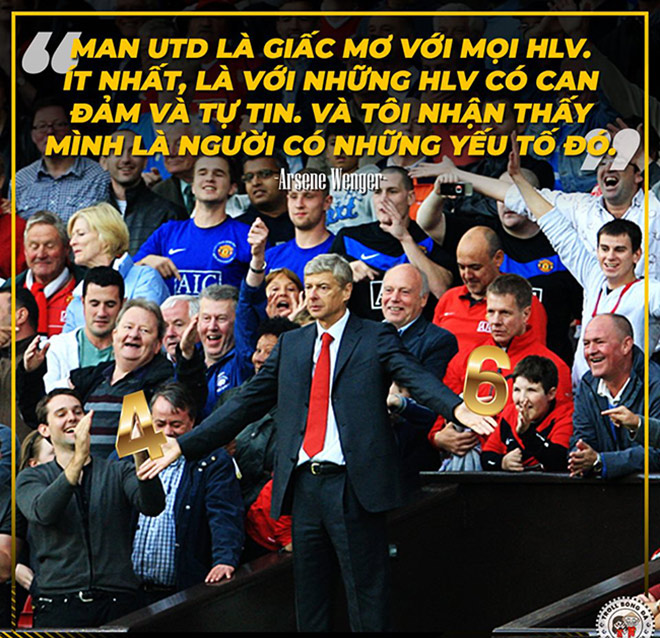 Arsene Wenger sẵn sàng ngồi vào chiếc ghế HLV của MU.