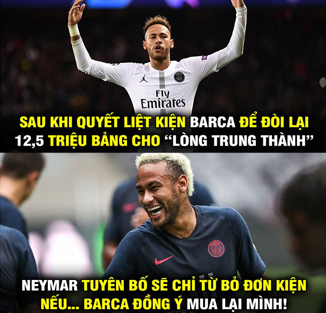 Một pha "chọc cười" cực mạnh đến từ Neymar.