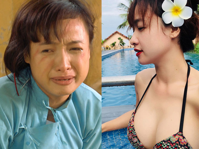 Nhan sắc ”cô hầu gái” nóng bỏng bị ghét nhất màn ảnh Việt