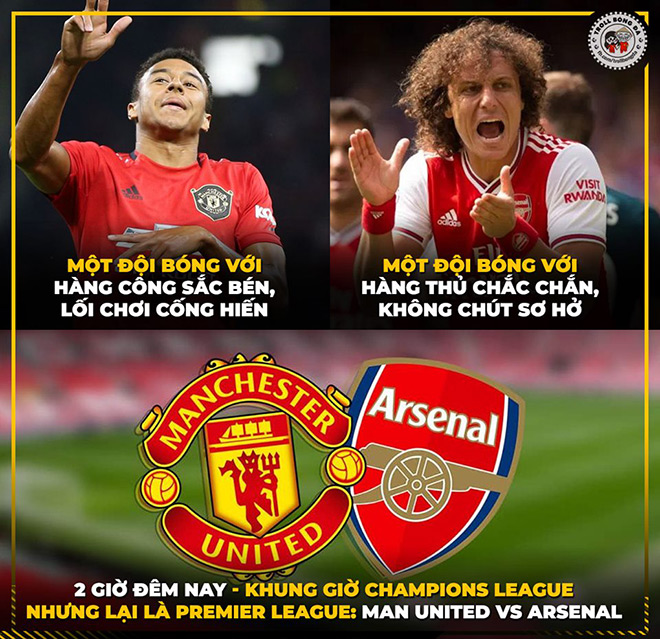 Ban tổ chức Ngoại hạng Anh cũng khéo troll 2 MU và Arsenal.