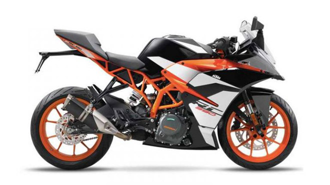 Bản&nbsp;KTM RC 390 hiện tại