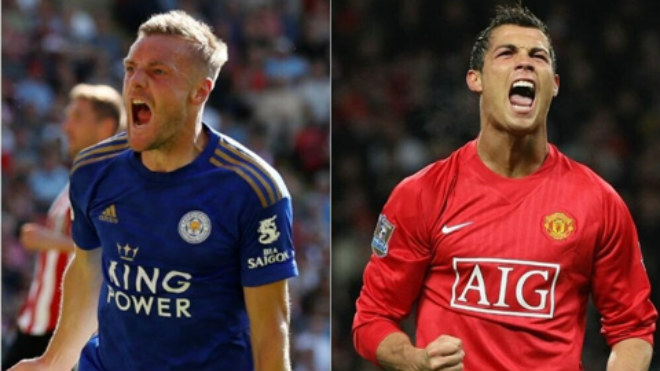 Vardy vượt qua Ronaldo với thành tích ấn tượng hơn