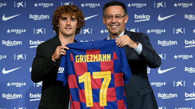 Barca phải rất khó khăn mới chiêu mộ được Griezmann với giá "mềm" 120 triệu euro từ Atletico