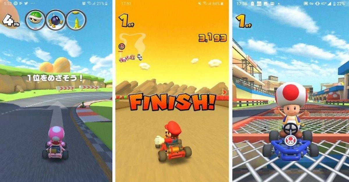 Mario Kart Tour với nhiều đường đua hấp dẫn