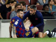 Bóng đá - Barca hóa &quot;bệnh viện&quot; đấu Inter: Messi âu lo, Conte quyết báo thù cúp C1