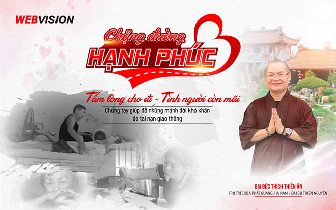 Chương trình “Chặng đường hạnh phúc” do thương hiệu Webvison Việt Nam phát động.