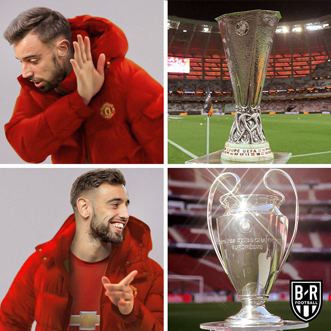 MU đang mơ về vé dự cúp C1 mùa tới cùng Bruno Fernandes.