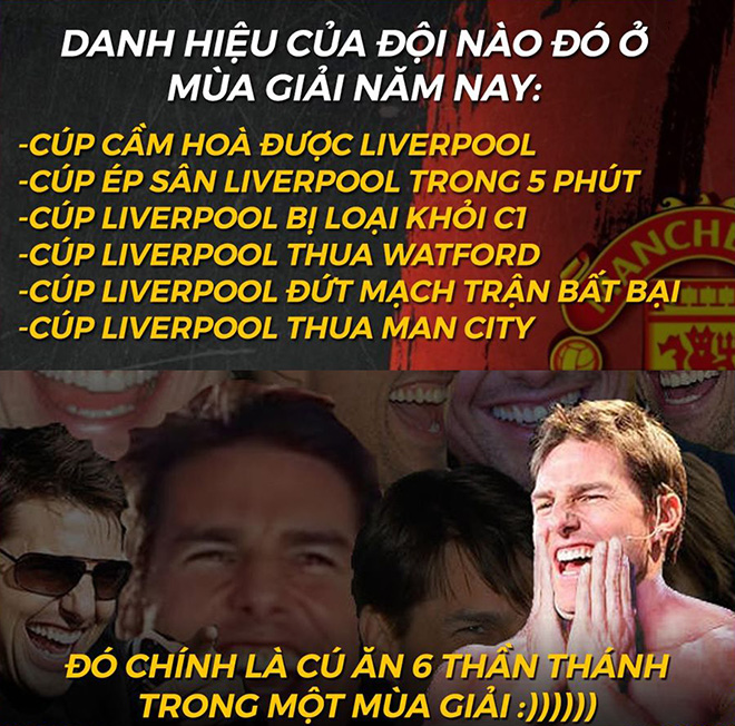 Liverpool bị "vui dập", người vui nhất chắc chắn là fan MU.