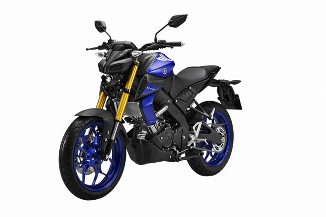 Yamaha MT-15 có 2 màu xanh GP và đen