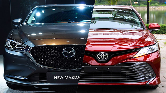 So sánh Toyota Camry và Mazda 6, chênh nhau 180 triệu đồng liệu có phải là điểm nhấn - 1