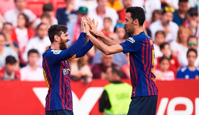 Busquets là cầu thủ sát cánh cùng Messi nhiều nhất với hơn 500 trận