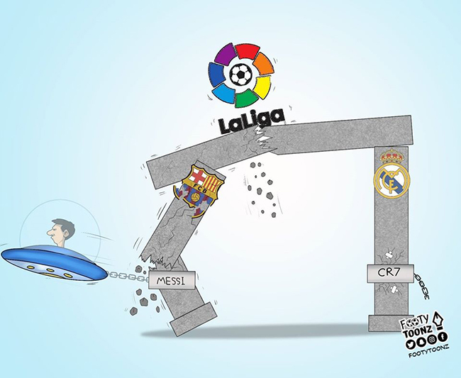 Đây là tình cảnh giải La Liga khi Messi "rời bỏ" Barca.