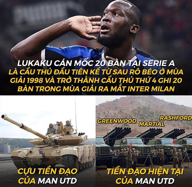 Lukaku đang có phong độ ghi bàn ấn tượng trong màu áo Inter Milan.