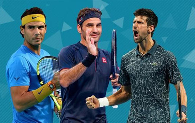 Nadal, Federer, Djokovic (từ trái qua) được hưởng lợi nhiều nhất với cách tính điểm mới của ATP