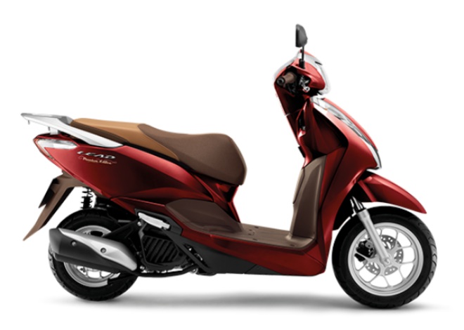 Honda LEAD đỏ nâu.