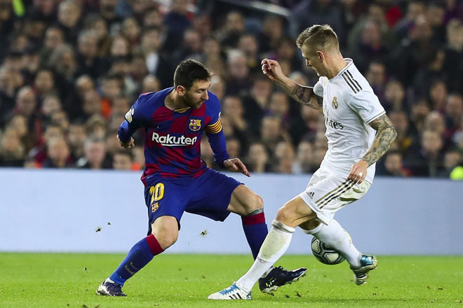 Barca đang thất thế rõ rệt trong cuộc đua vô địch La Liga với Real mùa này