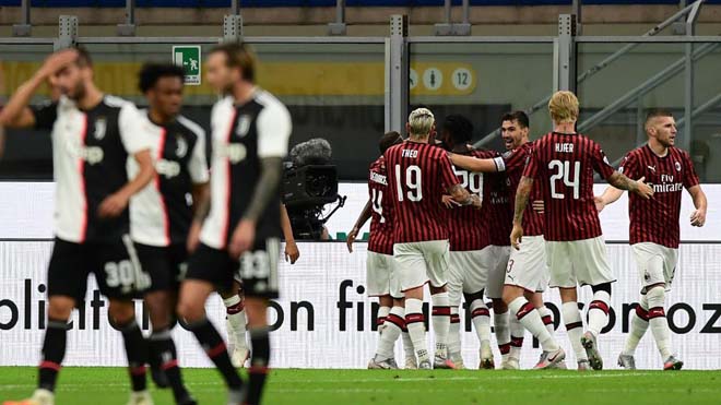 Hàng thủ Juventus chơi tệ hại trước AC Milan