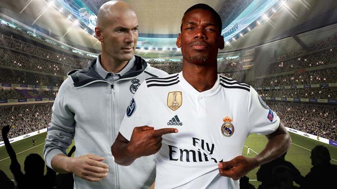 Liệu HLV Zidane có thuyết phục Pogba gia nhập Real thành công?