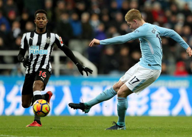 Kevin De Bruyne và Man City quyết đả bại Newcastle trên sân Etihad