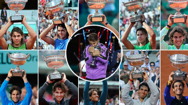 Nadal đã giành được tổng cộng 19 danh hiệu Grand Slam