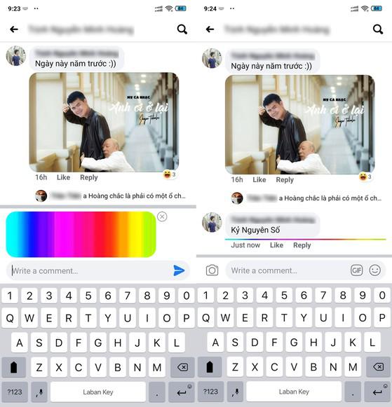 Những đường kẻ đầy màu sắc giúp phần bình luận của bạn trở nên độc đáo hơn. Ảnh: MINH HOÀNG