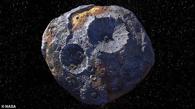 Tiểu hành tinh&nbsp;Psyche ước tính chứa khối lượng kim loại khổng lồ trị giá 10.000 triệu tỉ USD.