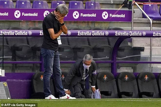 Barca của tân HLV Quique Setien dễ thành cựu vương La Liga tuần sau&nbsp;