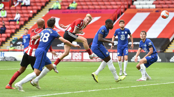 Chelsea đã để thua 0-3 trước Sheffield United