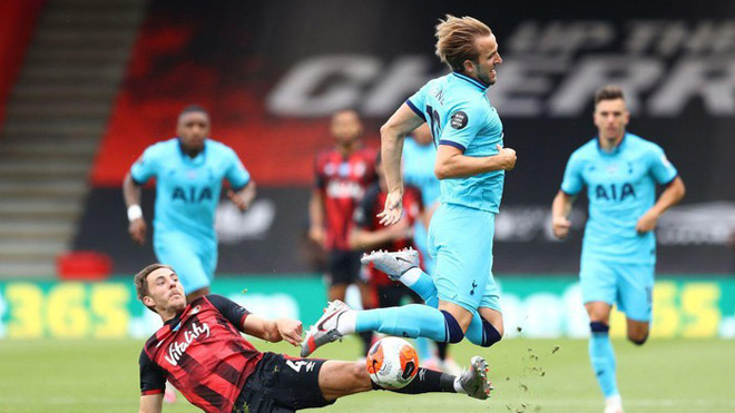 Harry Kane chơi nhạt nhòa khi Tottenham hòa Bournemouth 0-0 trên sân Vitality cách đây 2 ngày