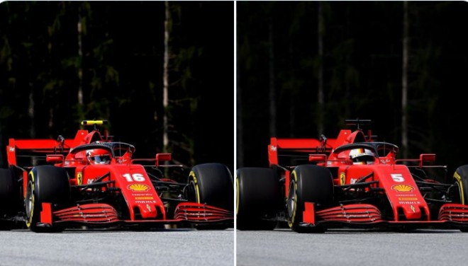 Bộ đôi&nbsp;Vettel -&nbsp;Leclerc va chạm ngay ở vòng đua đầu tiên và phải bỏ cuộc