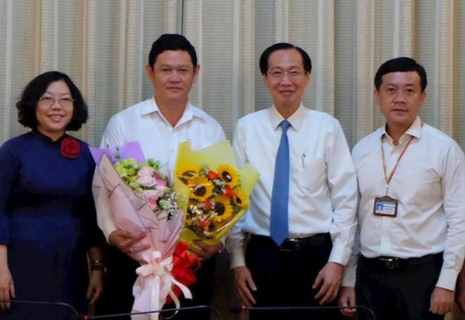 Ông Lưu Trung Hòa được điều động qua công tác tại&nbsp;Tổng Công ty Nông nghiệp Sài Gòn TNHH MTV. Ảnh: Web Thành ủy&nbsp;