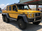 Tin tức ô tô - Cận cảnh quái thú Mercedes-Benz G63 AMG 6x6 độc nhất tại VN lăn bánh trên phố