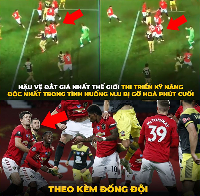 Anti-fan hả hê chế ảnh hàng thủ &#34;tấu hài&#34; khiến MU lỡ hẹn top 3 - 2