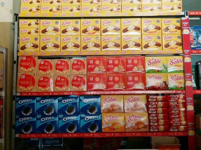 Các sản phẩm bánh kẹo của Mondelez Kinh Đô được phủ khắp các cửa hàng, siêu thị trên toàn quốc