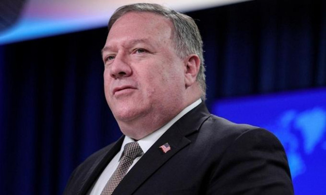 Ngoại trưởng Mike Pompeo. Ảnh: Reuters