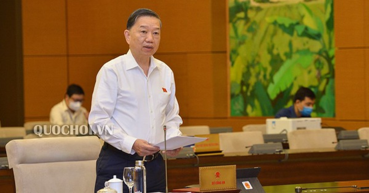 Bộ trưởng Tô Lâm "sốt ruột" về dự án Luật Bảo đảm trật tự, an toàn giao thông đường bộ - Ảnh: Quochoi.vn