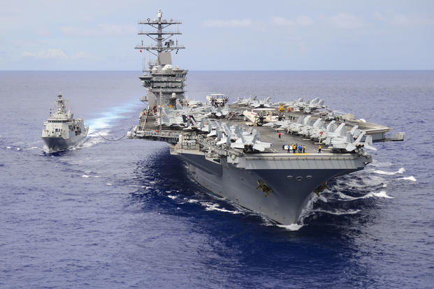 Tàu sân bay USS Nimitz của hải quân Mỹ. Ảnh: US Navy