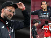 Bóng đá - Liverpool thua Arsenal: Tội đồ Van Dijk nhận lỗi, Klopp trút giận học trò