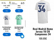 Bóng đá - Tin HOT bóng đá tối 16/7: Real bị bóc phốt bán sẵn áo đấu vô địch La Liga