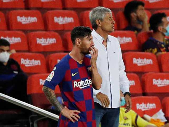 Messi thẫn thờ nhìn Real lên ngôi