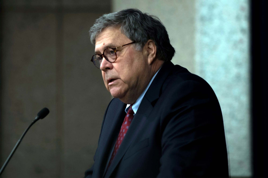 Tổng chưởng lý Mỹ William Barr (Ảnh: Getty)