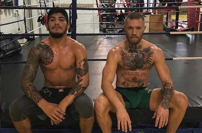 Tay đấm có biệt danh "Ông chủ" là người hỗ trợ cho McGregor luyện tập Jiu-Jitsu