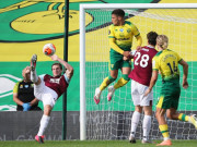 Bóng đá - Video highlight trận Norwich - Burnley: Thảm họa 2 thẻ đỏ, siêu phẩm móc bóng