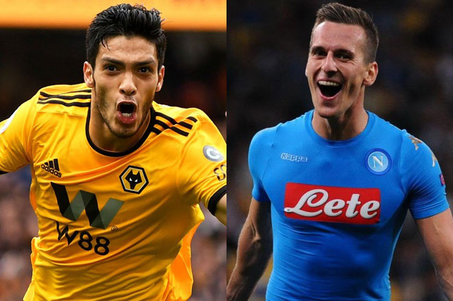 Raul Jimenez (Wolves) hoặc Arkadiusz Milik (Napoli) sẽ cập bến Juventus hè này?