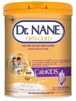 Cải thiện suy đủ chất thấp bé với Dr. Nane Opti-Gold Calokids - 2