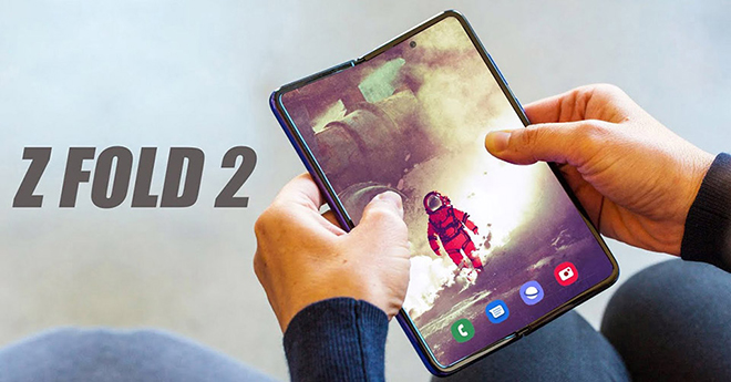 Ảnh concept Galaxy Z Fold 2.